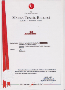 Marka Tescil Belgesi